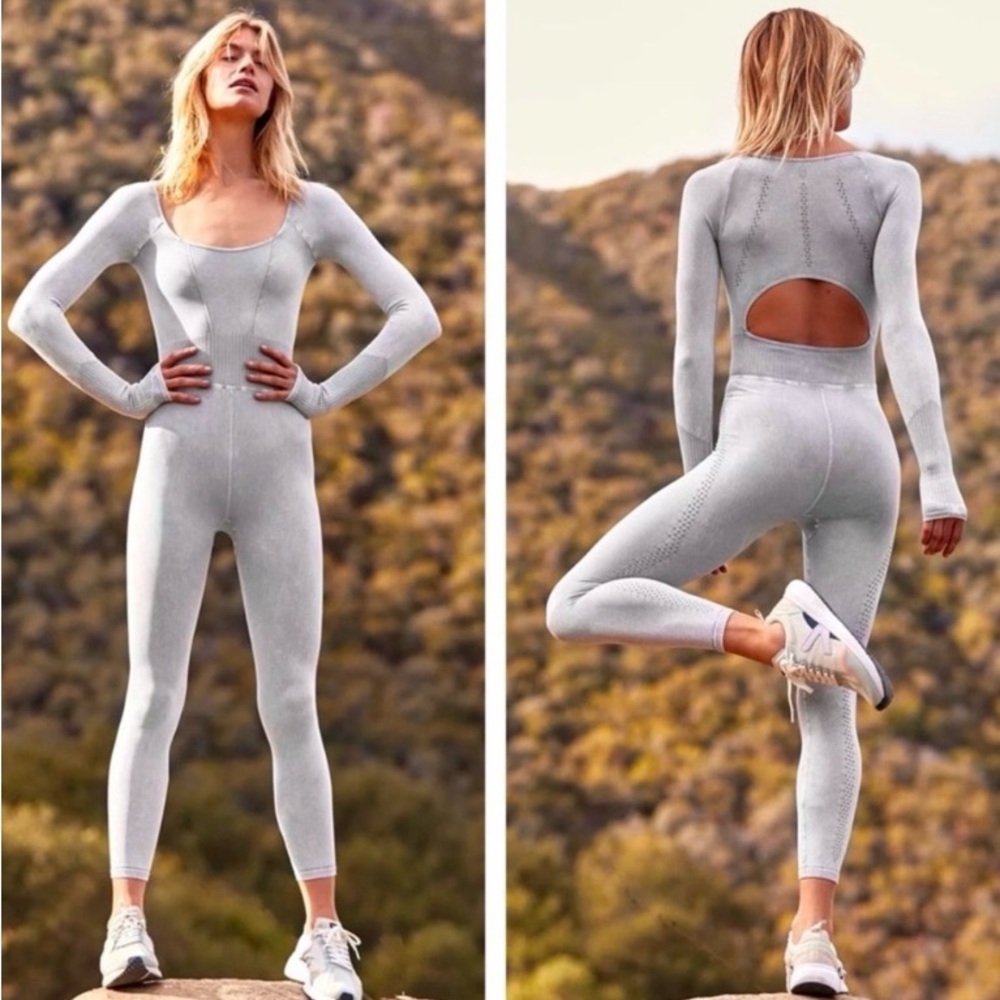 Free People Movement Good Karma Long-Sleeve Onesie